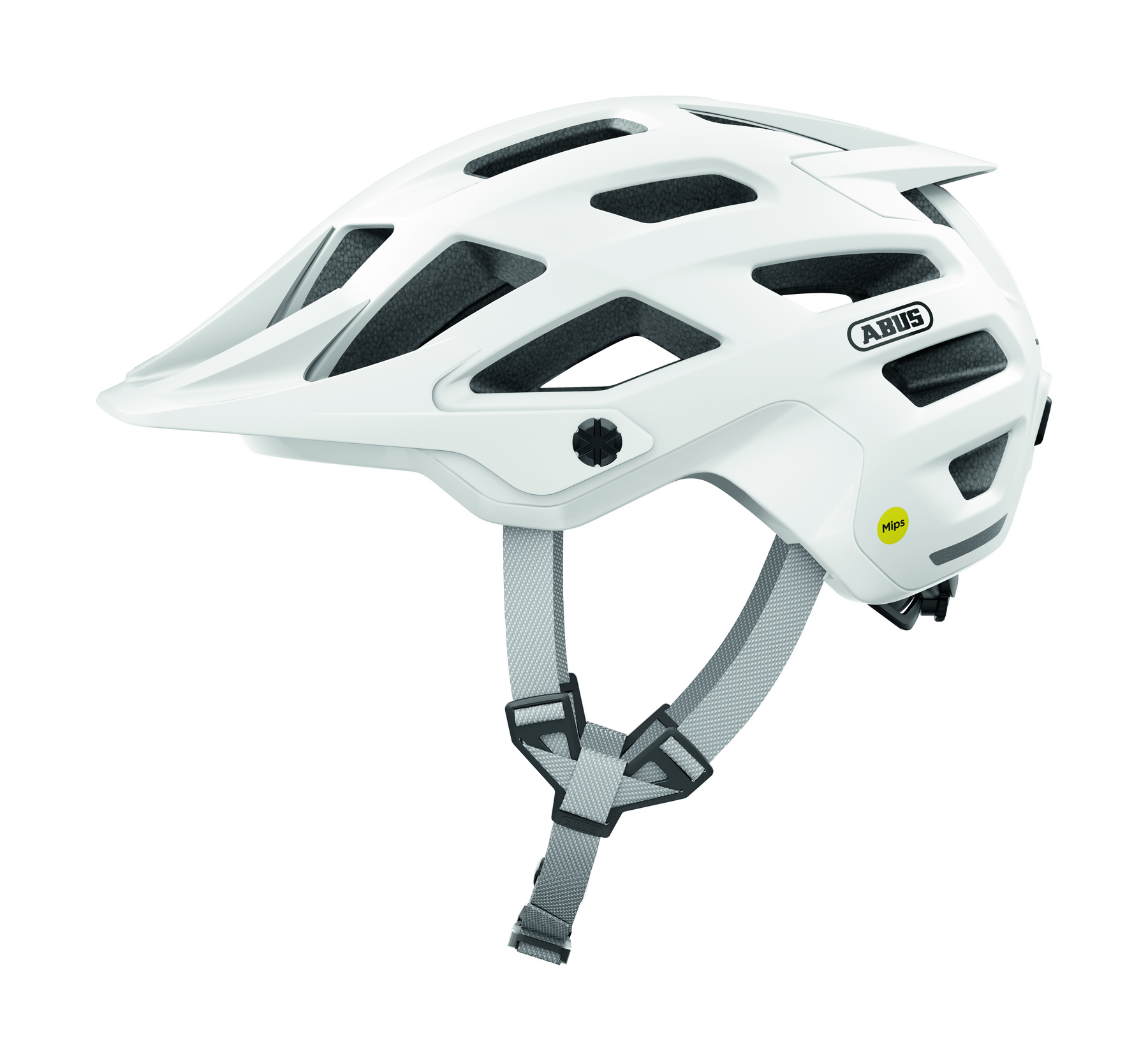ABUS kerékpáros sport sisak Moventor 2.0 MIPS, In-Mold, alpine white, L (57-61 cm)