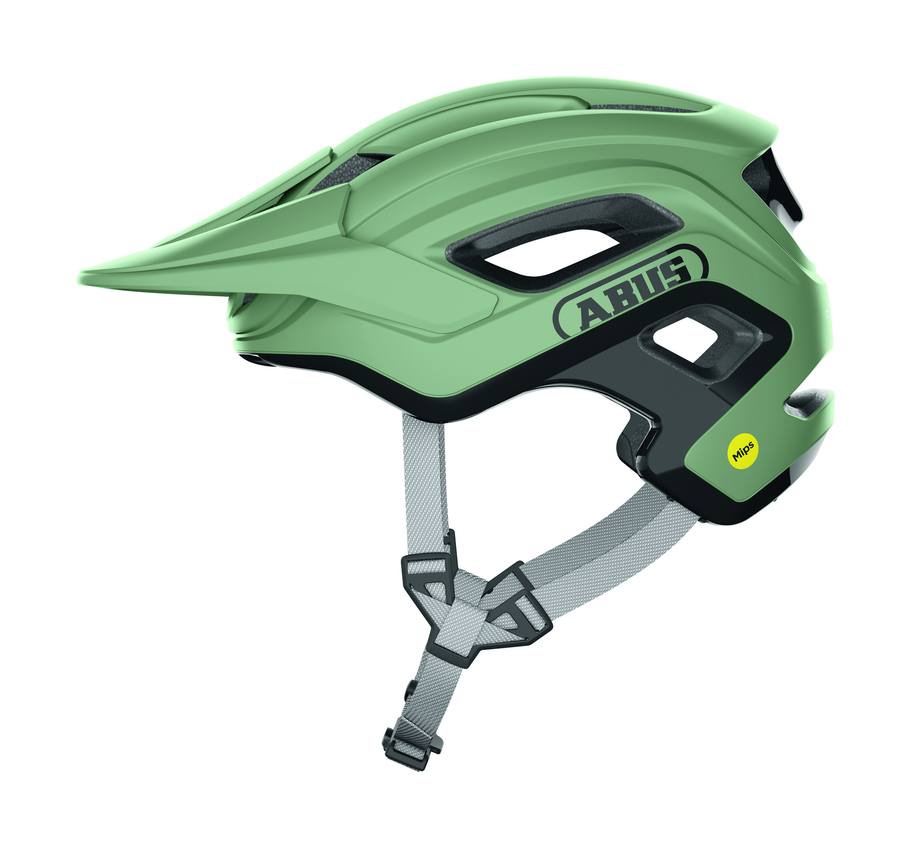 ABUS kerékpáros sport sisak Cliffhanger MIPS, In-Mold, mist green, L (57-61 cm)
