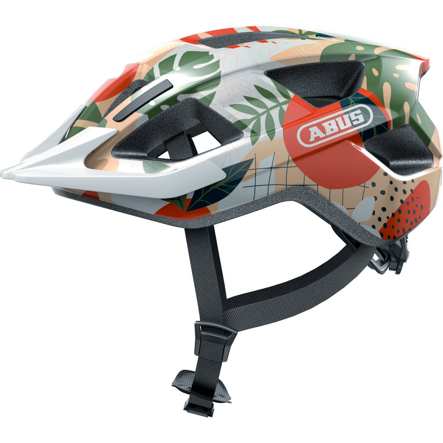 ABUS kerékpáros városi sisak Aduro 3.0, In-Mold, orange palm S (51-55 cm)