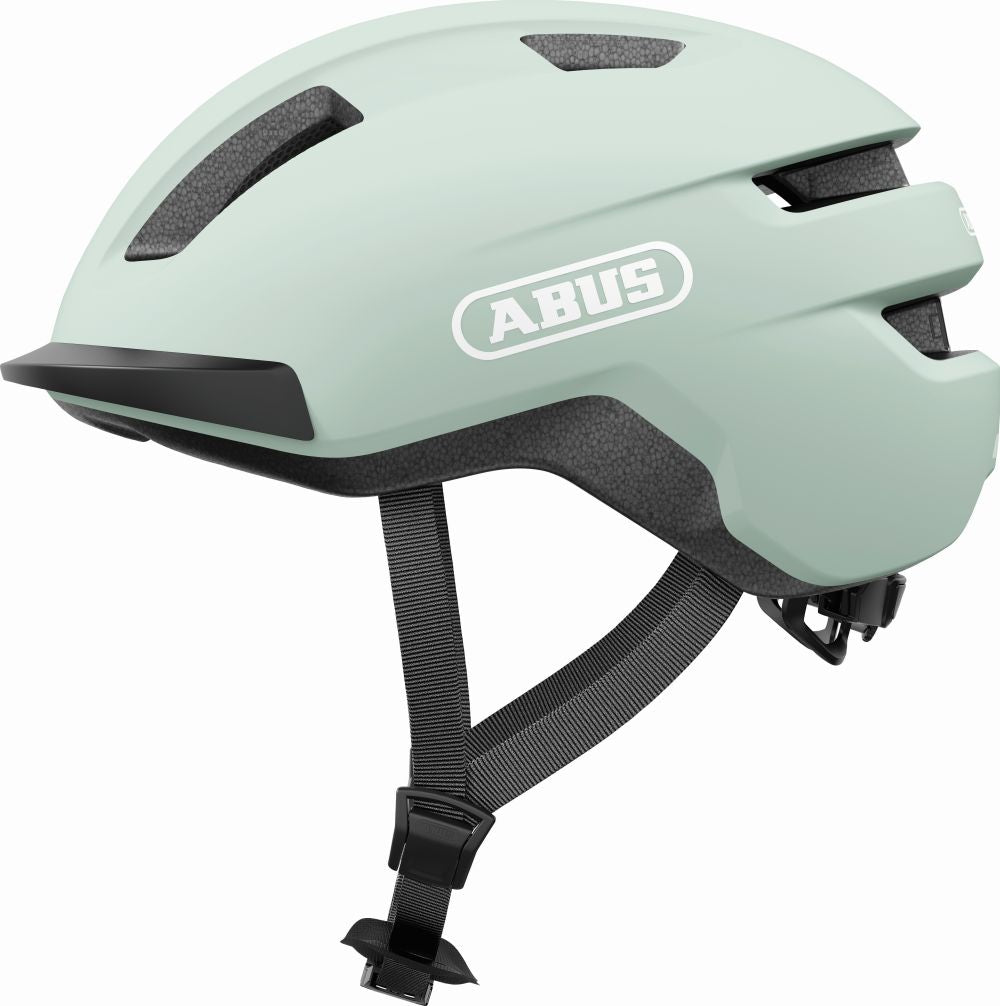 ABUS kerékpáros városi sisak Purl-Y, In-Mold, mint green L (57-61 cm)