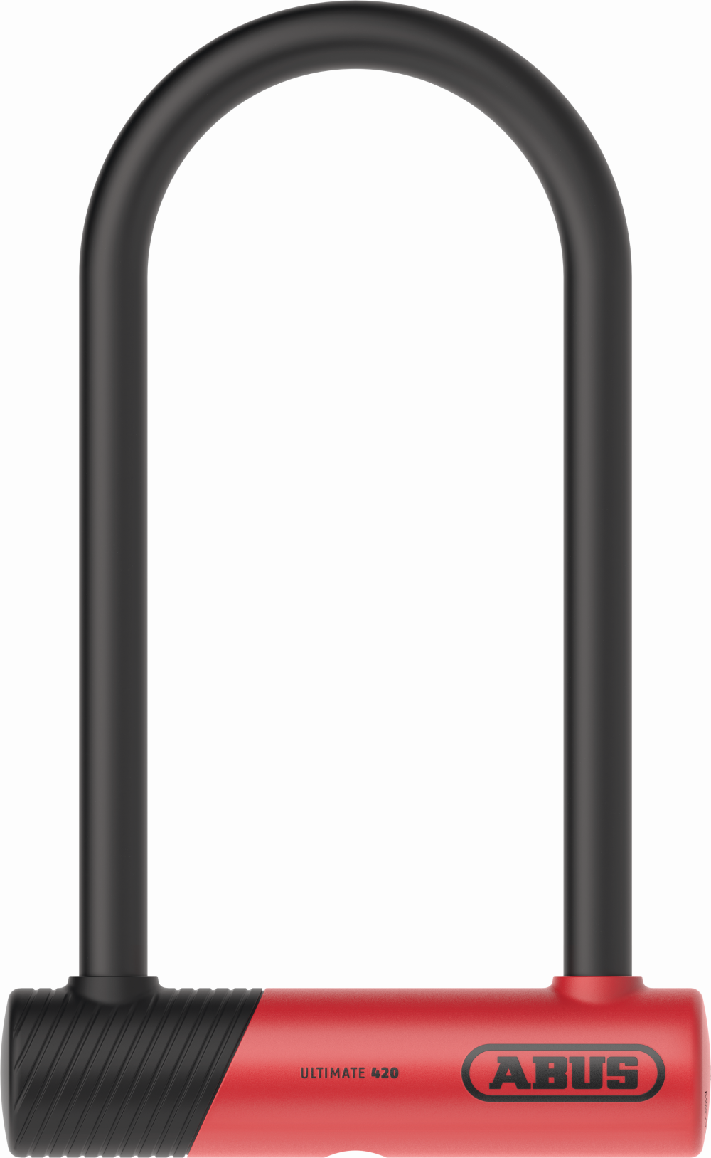 ABUS U-lakat Ultimate 420K/150 HB140, USH tartóval, piros