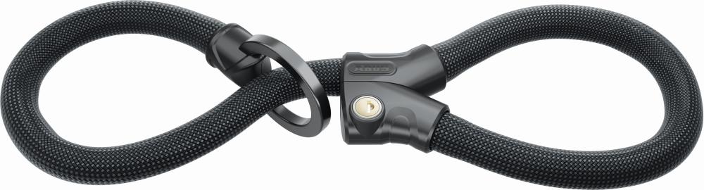 ABUS láncos lakat Infinity Loop 1806/140, fekete