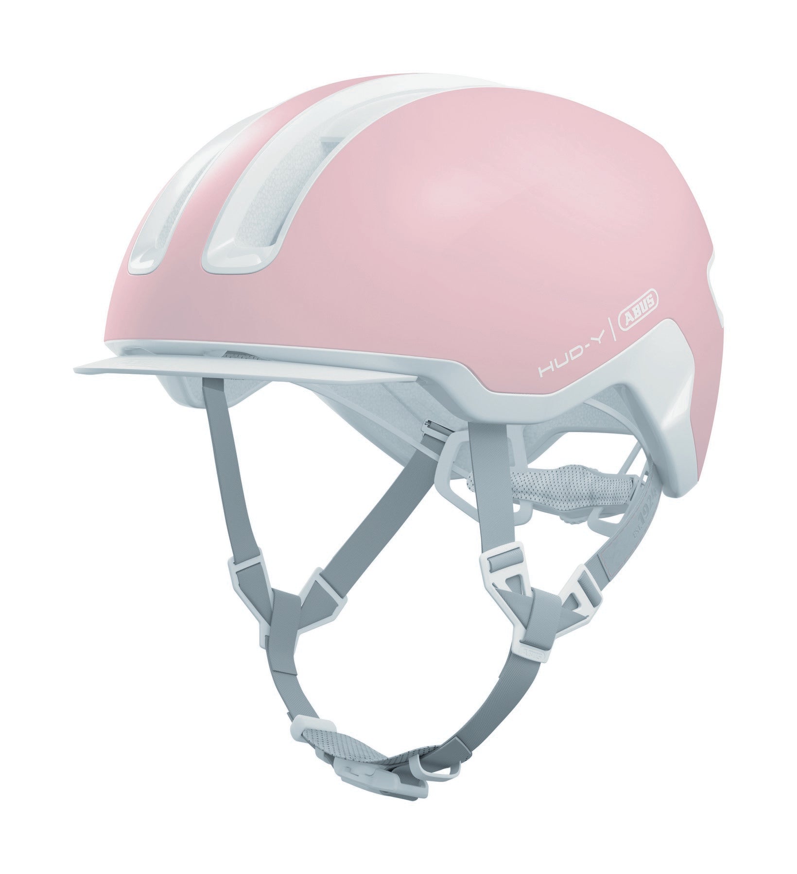 ABUS kerékpáros városi sisak Hud-Y, In-Mold, pure rose, L (57-61cm )