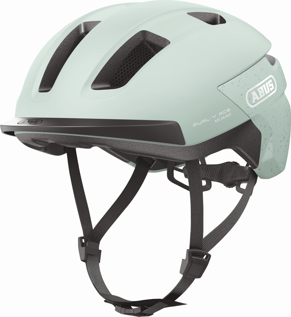 ABUS kerékpáros városi sisak Purl-Y ACE, In-Mold, mint green L (57-61 cm)