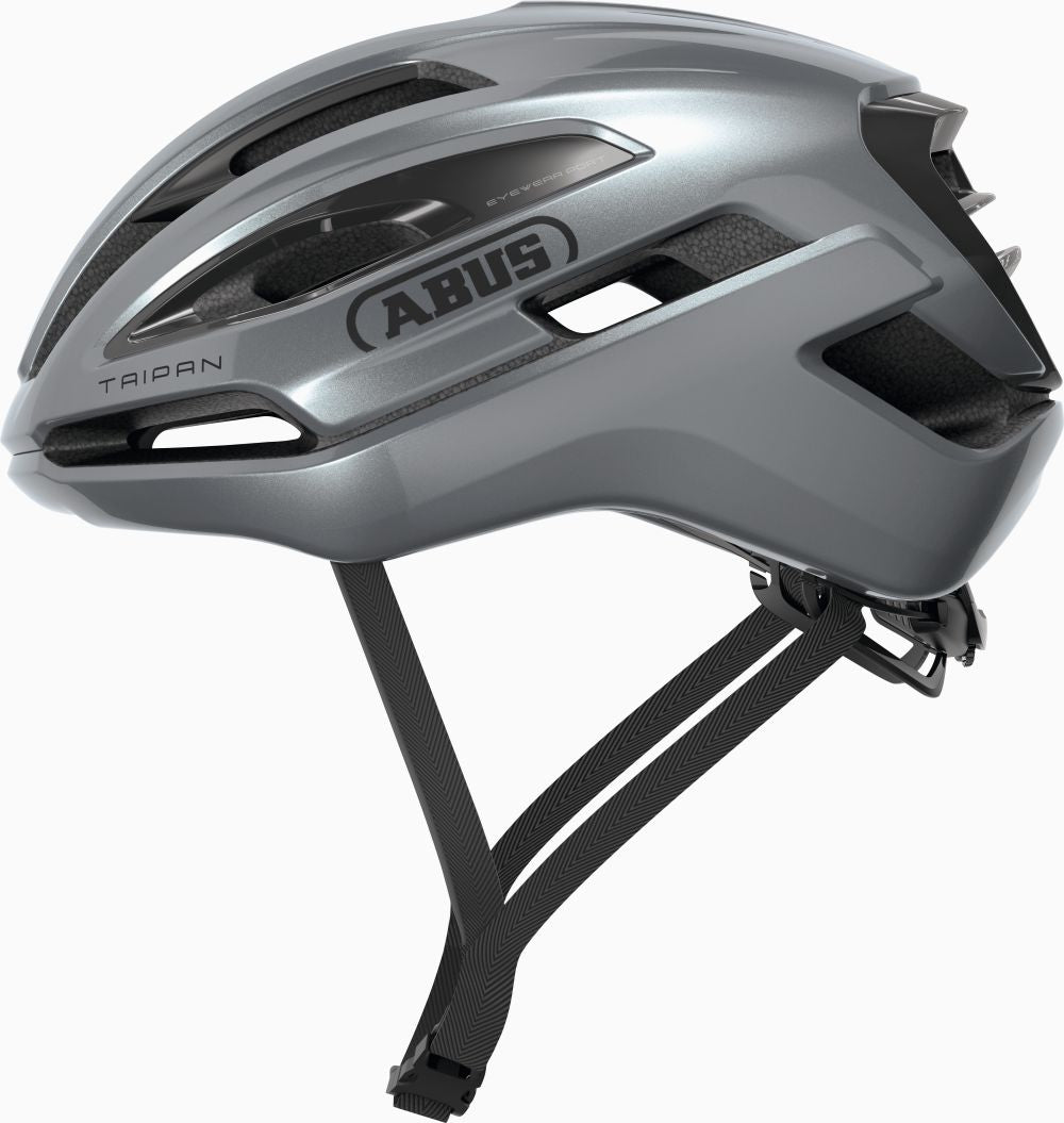 ABUS kerékpáros sport gravel sisak Taipan, In-Mold, graphite silver, L (57- 61cm)