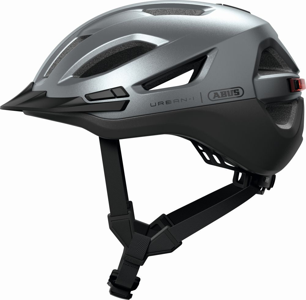 ABUS kerékpáros városi sisak Urban-I 4.0 ACE, In-Mold, graphite silver, XL (60-64 cm)