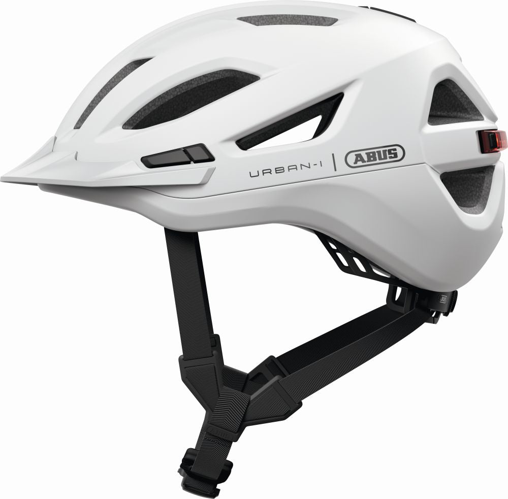 ABUS kerékpáros városi sisak Urban-I 4.0 ACE, In-Mold, polar white, XL (60-64 cm)
