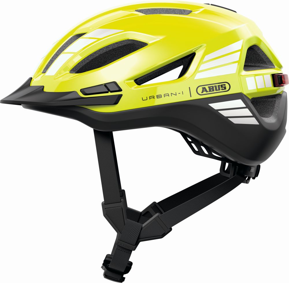 ABUS kerékpáros városi sisak Urban-I 4.0 ACE, In-Mold, signal yellow, S (51-55 cm)