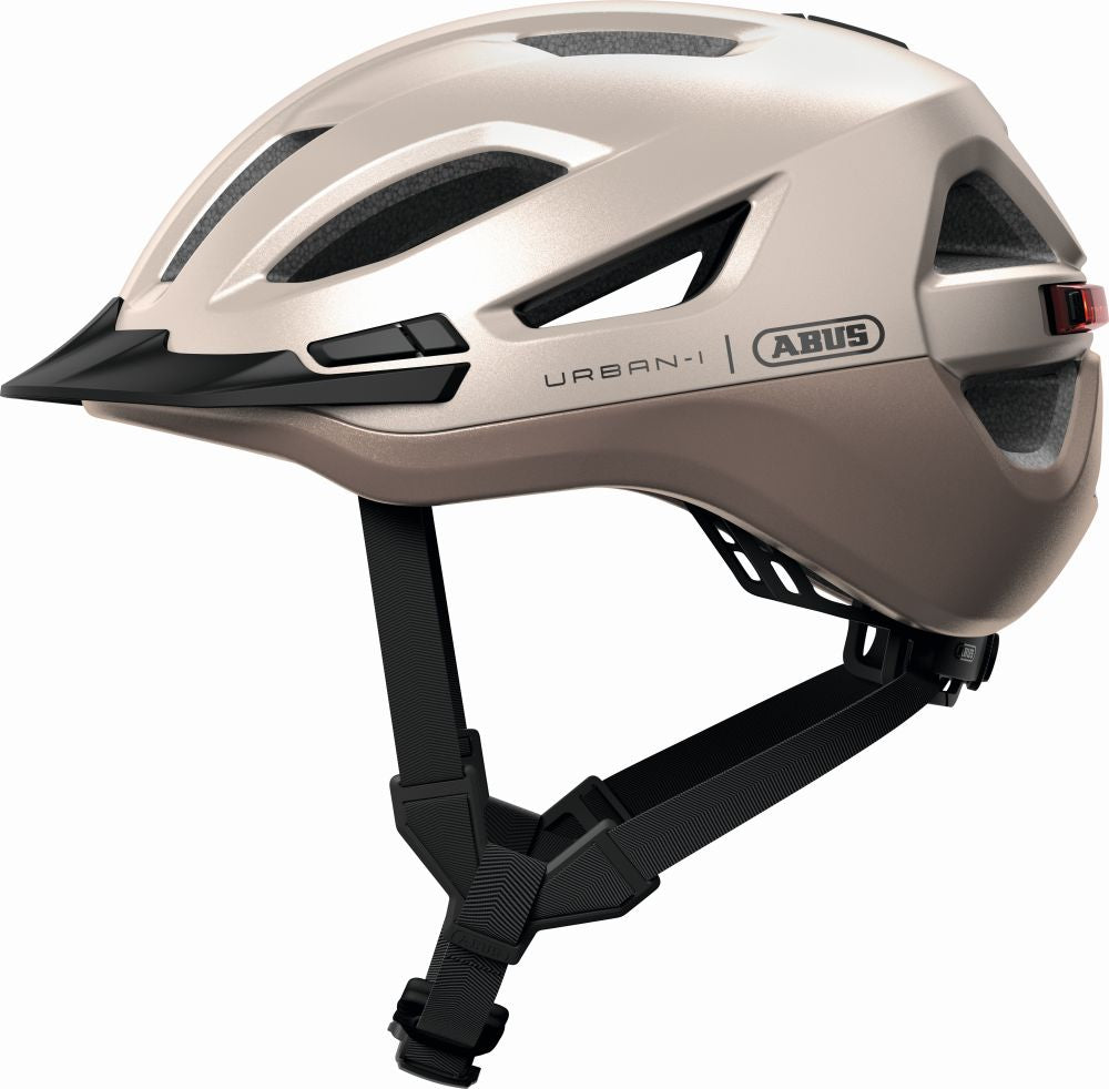 ABUS kerékpáros városi sisak Urban-I 4.0 ACE, In-Mold, champagne gold, S (51-55 cm)