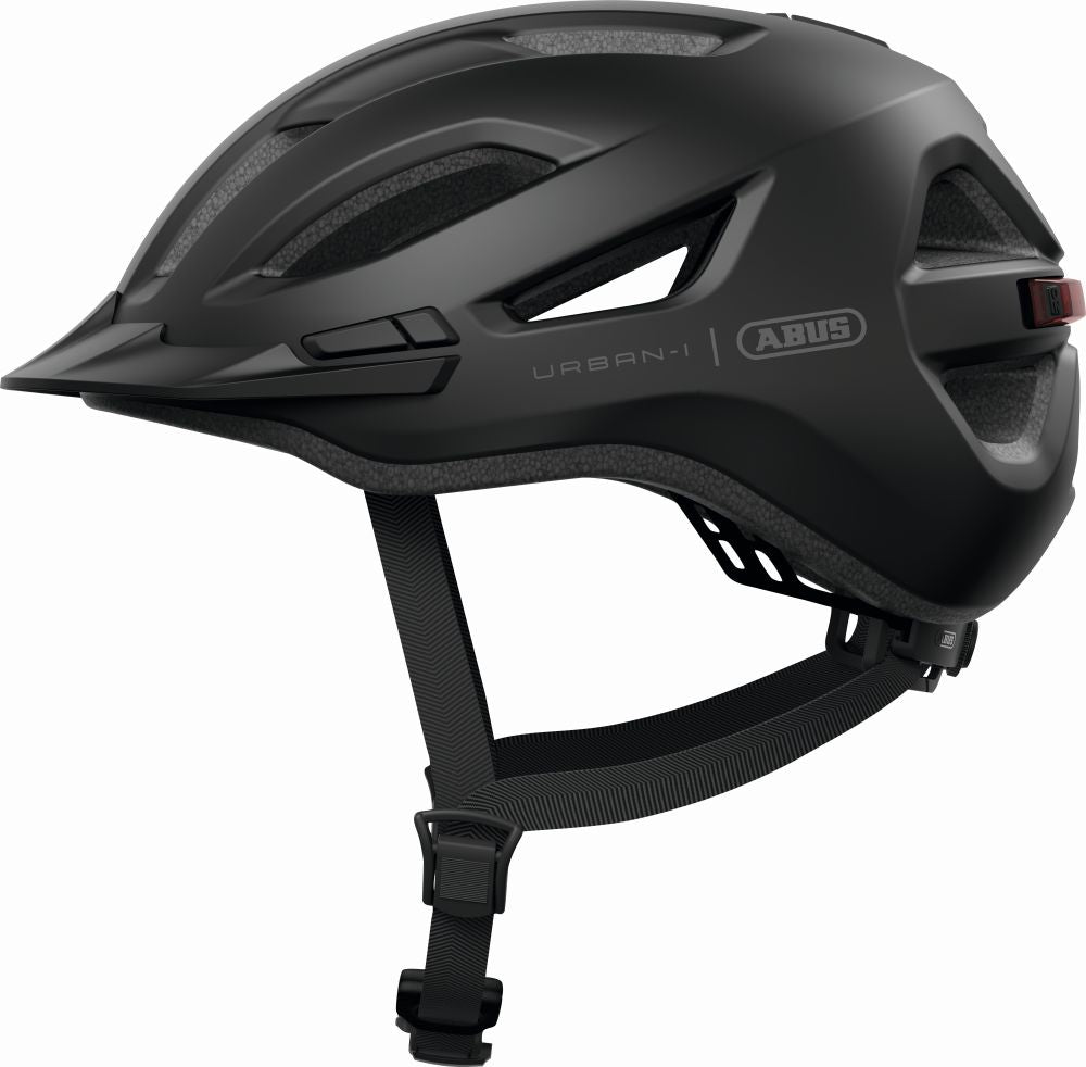 ABUS kerékpáros városi sisak Urban-I 4.0, In-Mold, velvet black, M (54-58 cm)