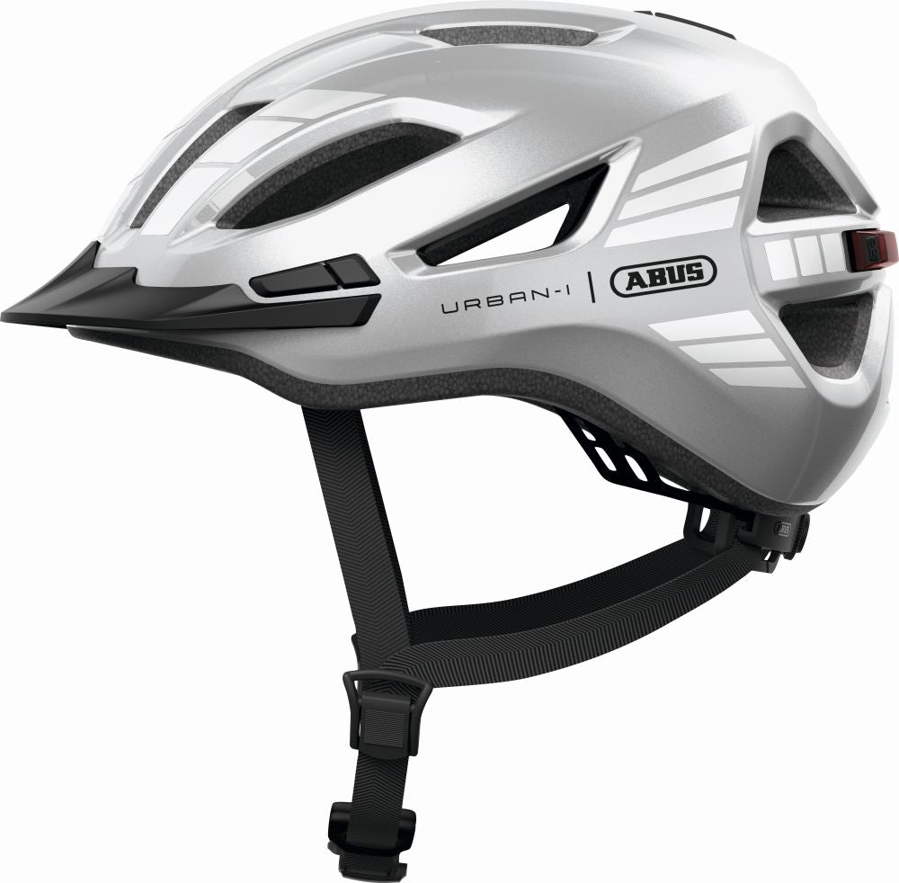 ABUS kerékpáros városi sisak Urban-I 4.0, In-Mold, signal silver, XL (60-64 cm)