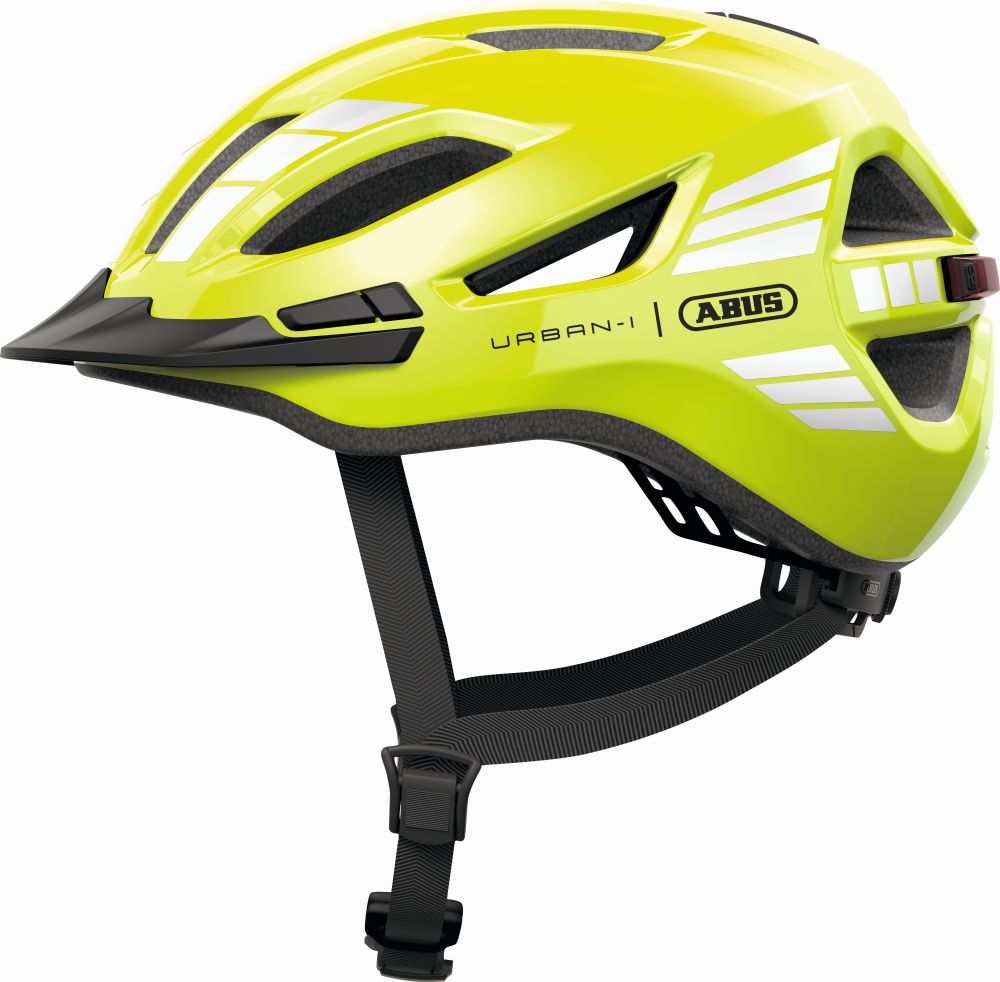 ABUS kerékpáros városi sisak Urban-I 4.0, In-Mold, signal yellow, M (54-58 cm)