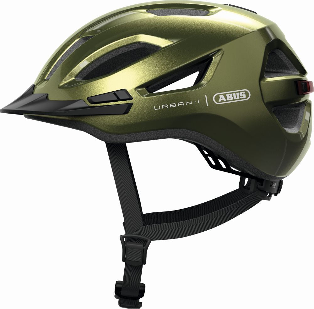 ABUS kerékpáros városi sisak Urban-I 4.0, In-Mold, pepper green, L (57-61 cm)