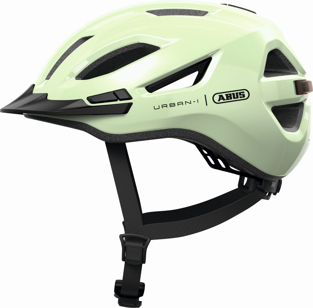 ABUS kerékpáros városi sisak Urban-I 4.0, In-Mold, pistacchio green, M (54-58 cm)