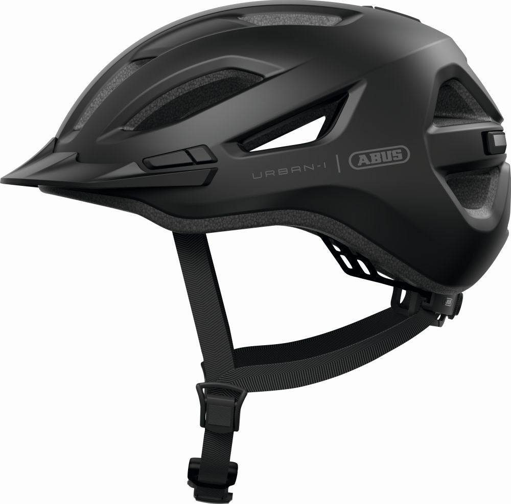 ABUS kerékpáros városi sisak Urban-I 4.0 LR, In-Mold, velvet black, L (57-61 cm)