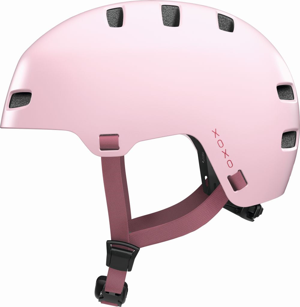 ABUS kerékpáros városi sisak Xoxo, strawberry rose M (54-58 cm)