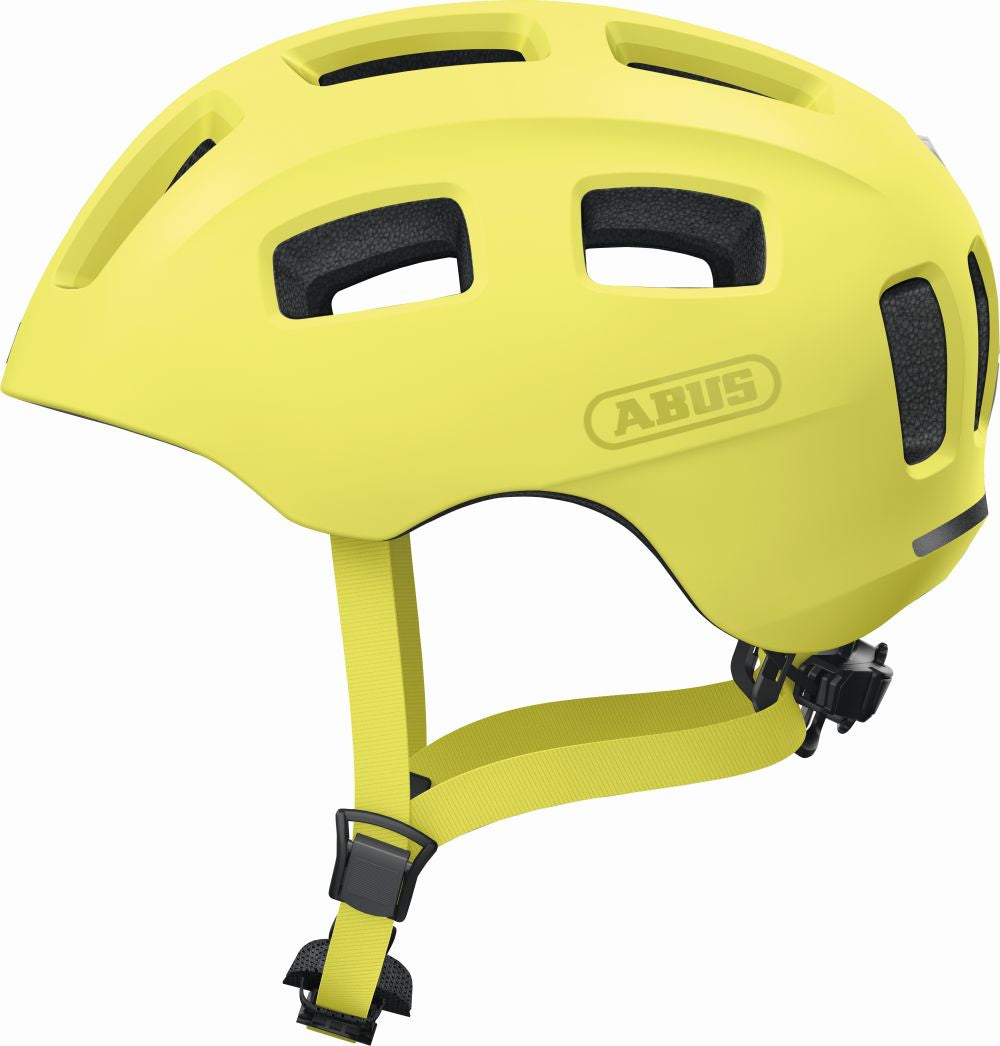ABUS kerékpáros gyerek sisak Youn-I 2.0, In-Mold, mono yellow, S (48-54 cm)