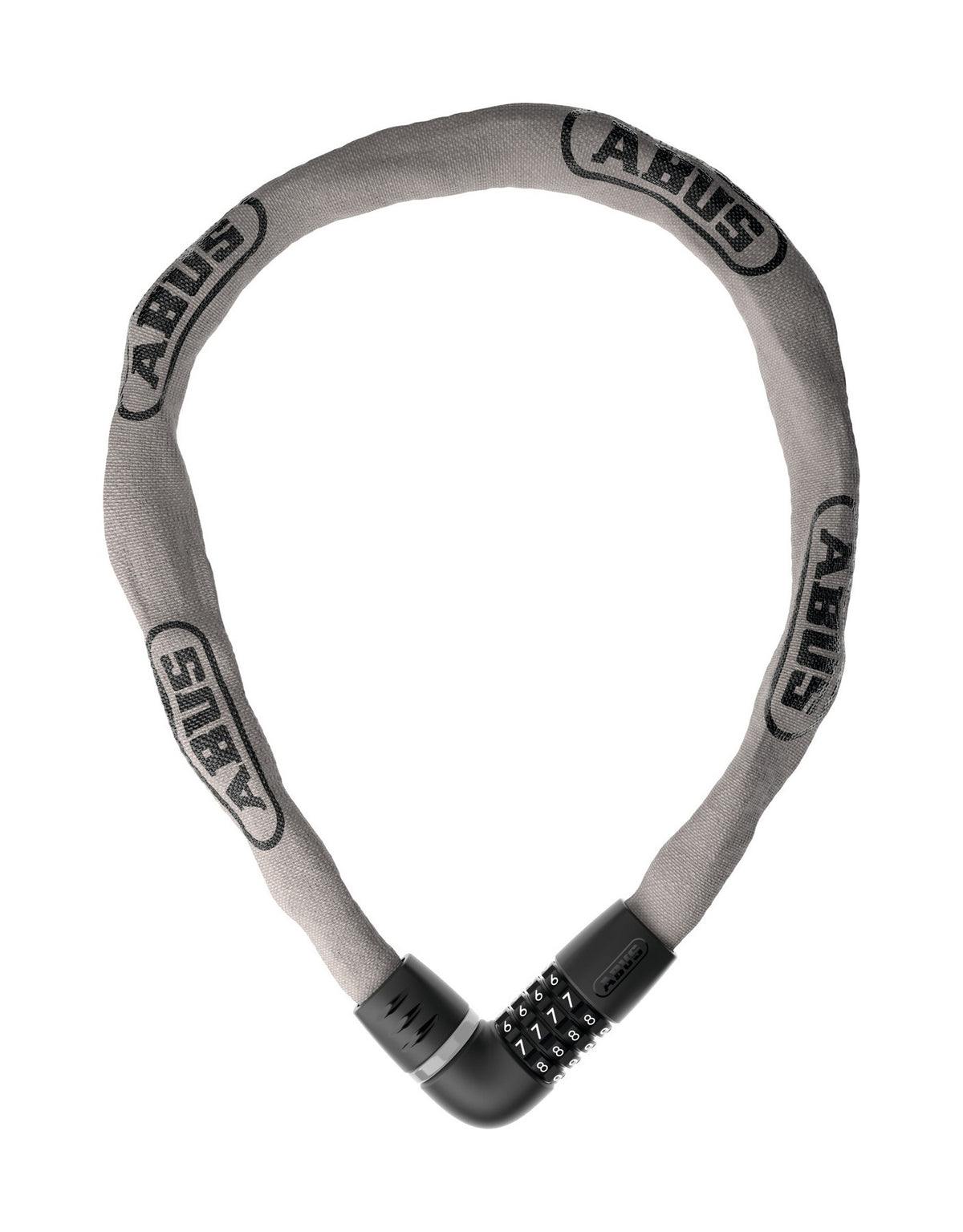 ABUS láncos lakat számzárral Tresor 6807C/110, tec grey (7mm)