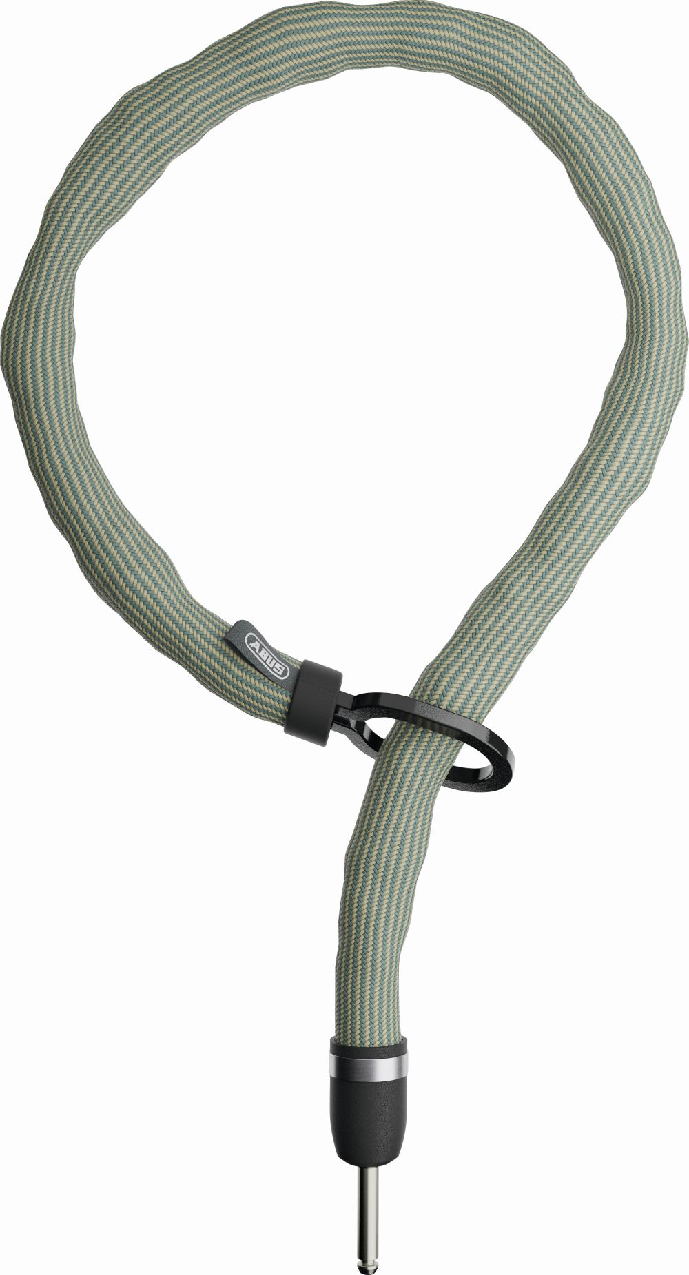 ABUS kiegészítő lánc ACH SUPERIOR Adaptor Chain 7KS/100 patkó lakathoz és Alarmbox 2.0-hoz, bike packing green