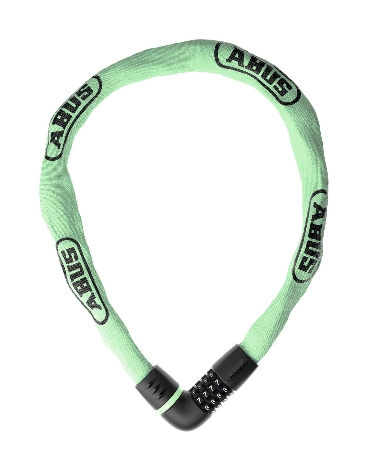 ABUS láncos lakat számzárral Tresor 6807C/110, sage green (7mm)