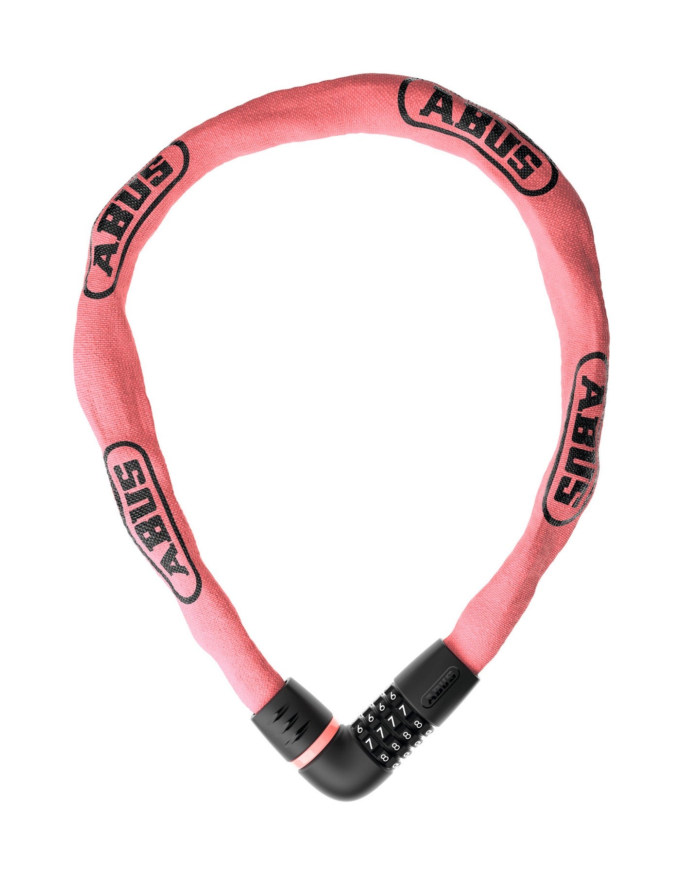 ABUS láncos lakat számzárral Tresor 6807C/110, rose blush (7mm)