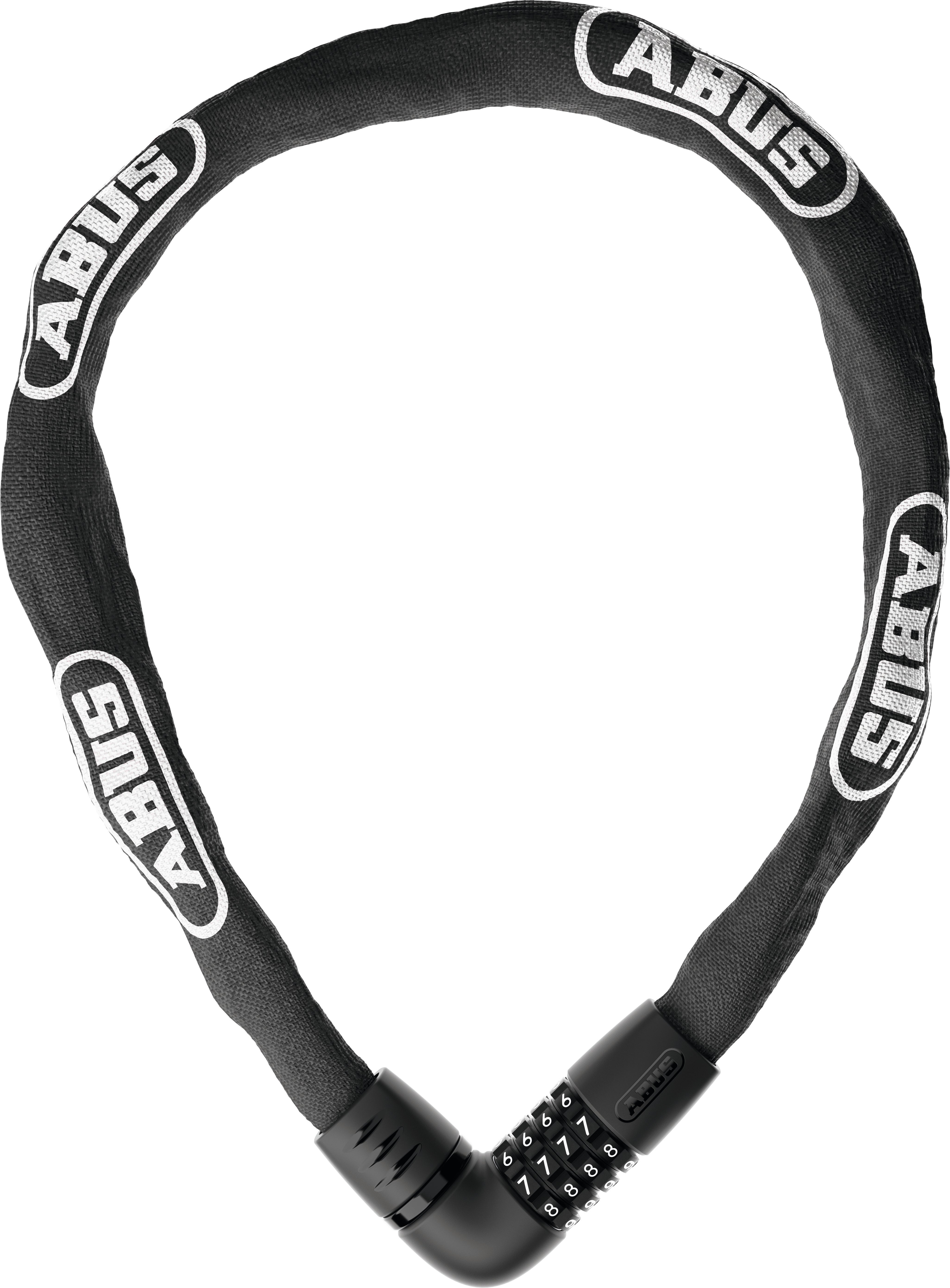ABUS láncos lakat számzárral Tresor 6807C/110, fekete (7mm)