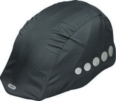 ABUS Lumino biztonsági fényvisszaverős sisak esővédő Raincap, unisex, fekete