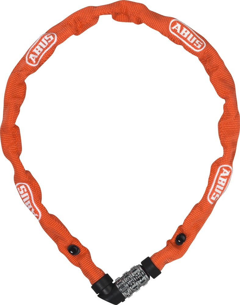 ABUS láncos lakat számzárral Web 1200/110, color (piros, narancs, lime vegyesen)