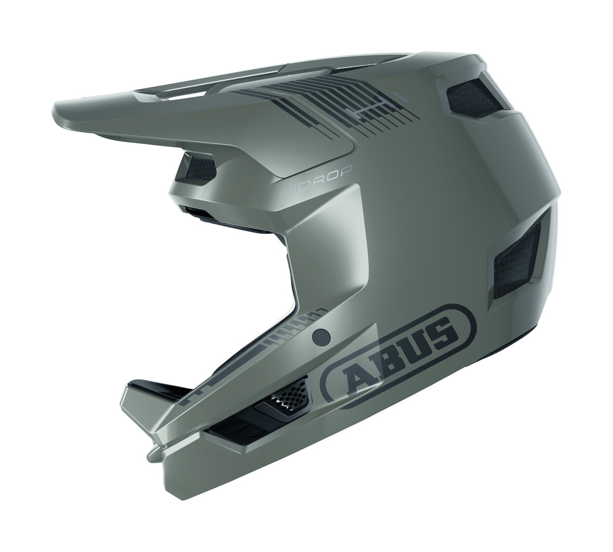 ABUS kerékpáros sport sisak HiDrop, In-Mold, dust grey S (55-56 cm)