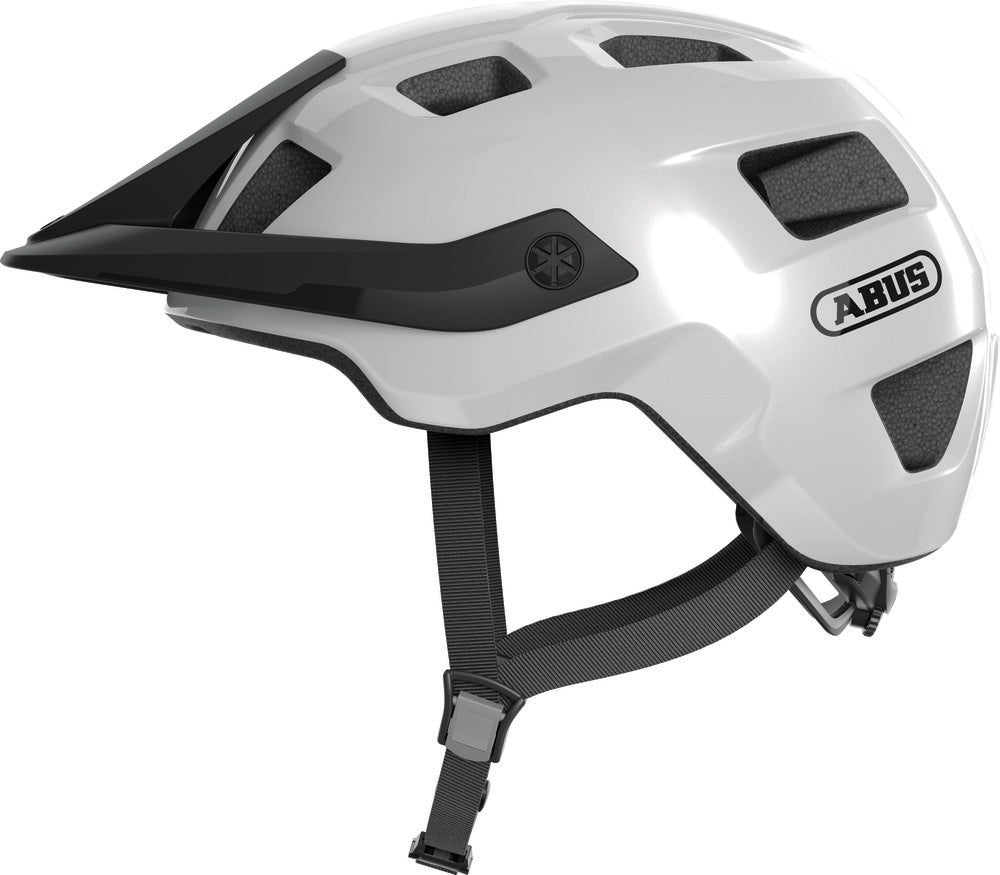 ABUS kerékpáros sport sisak MoTrip, In-Mold, shiny white, M (54-58 cm)