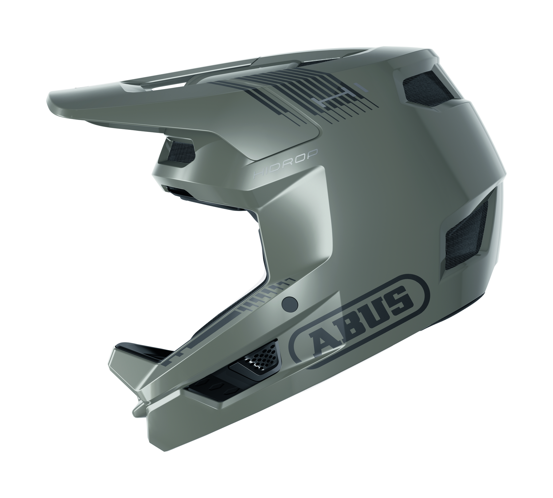 ABUS kerékpáros sport sisak HiDrop, In-Mold, dust grey XL (61-62 cm)