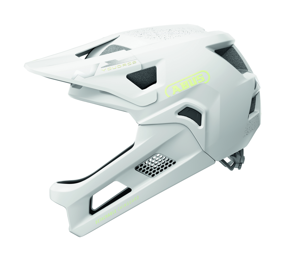 ABUS kerékpáros gyerek sisak Youdrop FF, lemon white S (48-55 cm)