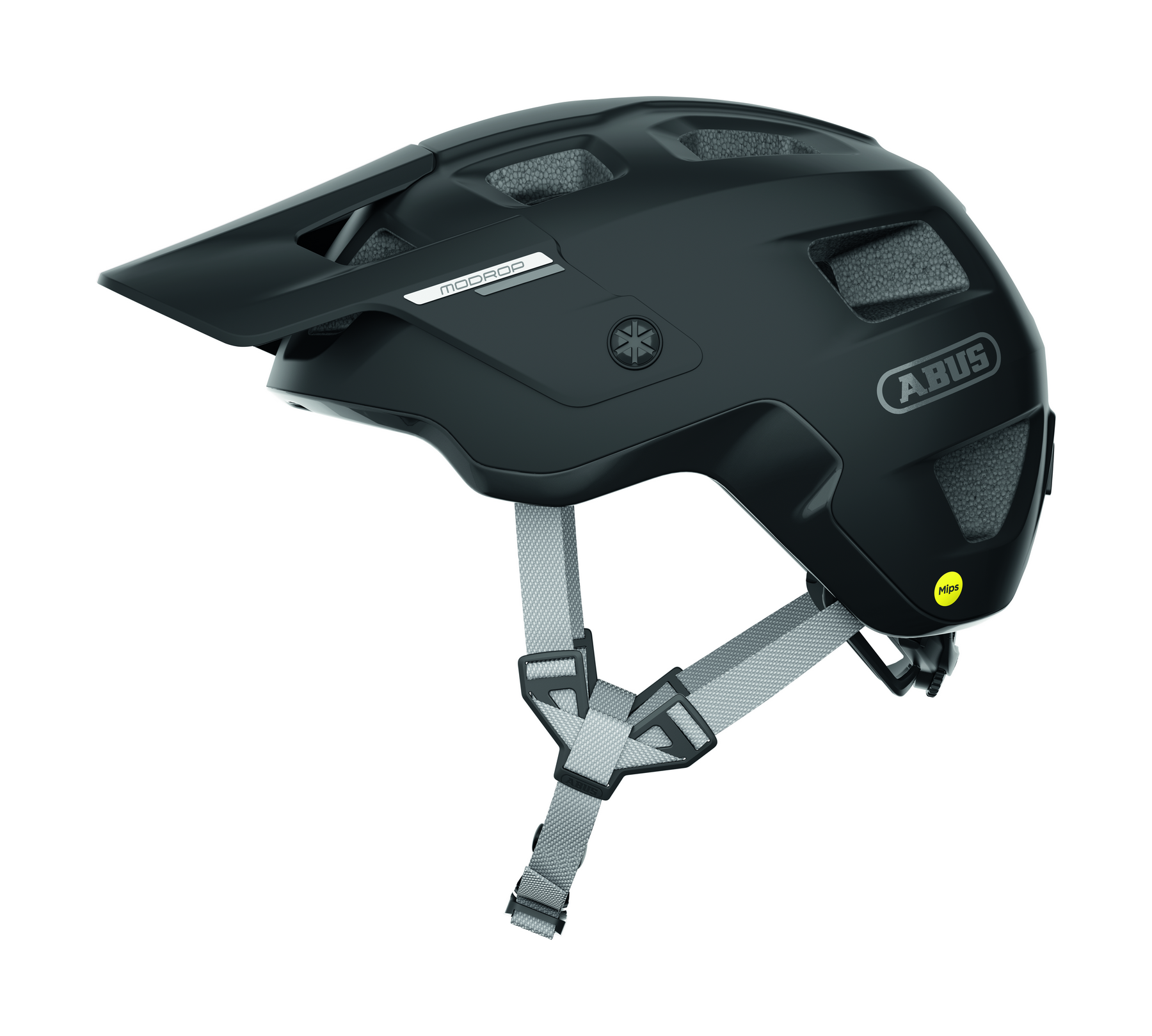 ABUS kerékpáros sport sisak MoDrop MIPS, In-Mold, muted black, S (51-55 cm)