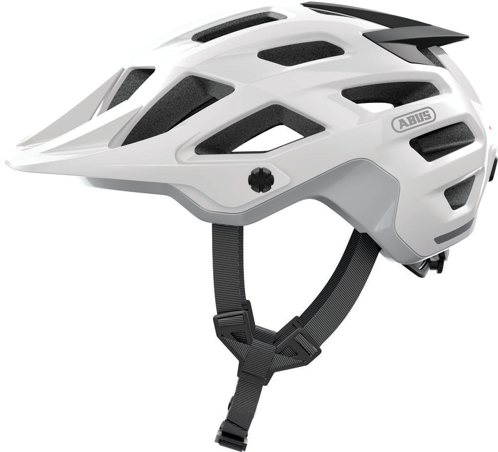 ABUS kerékpáros sport sisak Moventor 2.0, In-Mold, shiny white, M (54-58 cm)