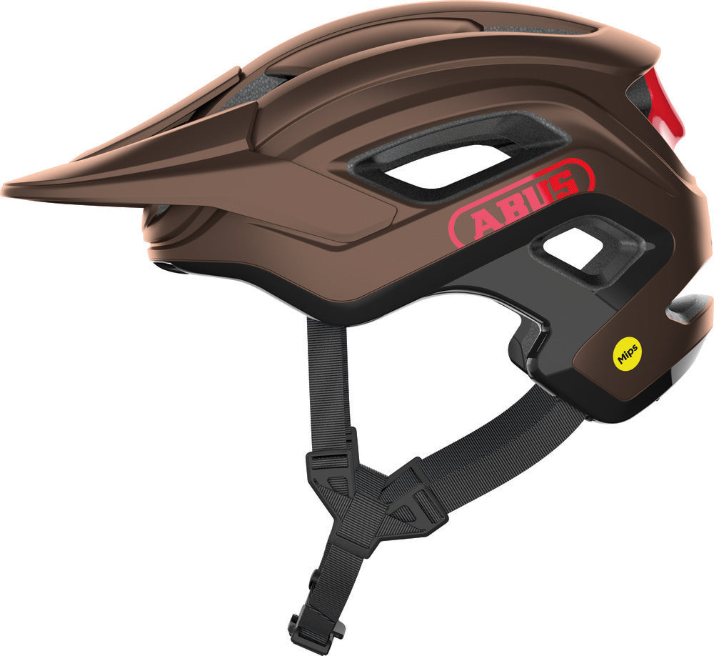 ABUS kerékpáros sport sisak Cliffhanger MIPS, In-Mold, metallic copper, M (54-58 cm)