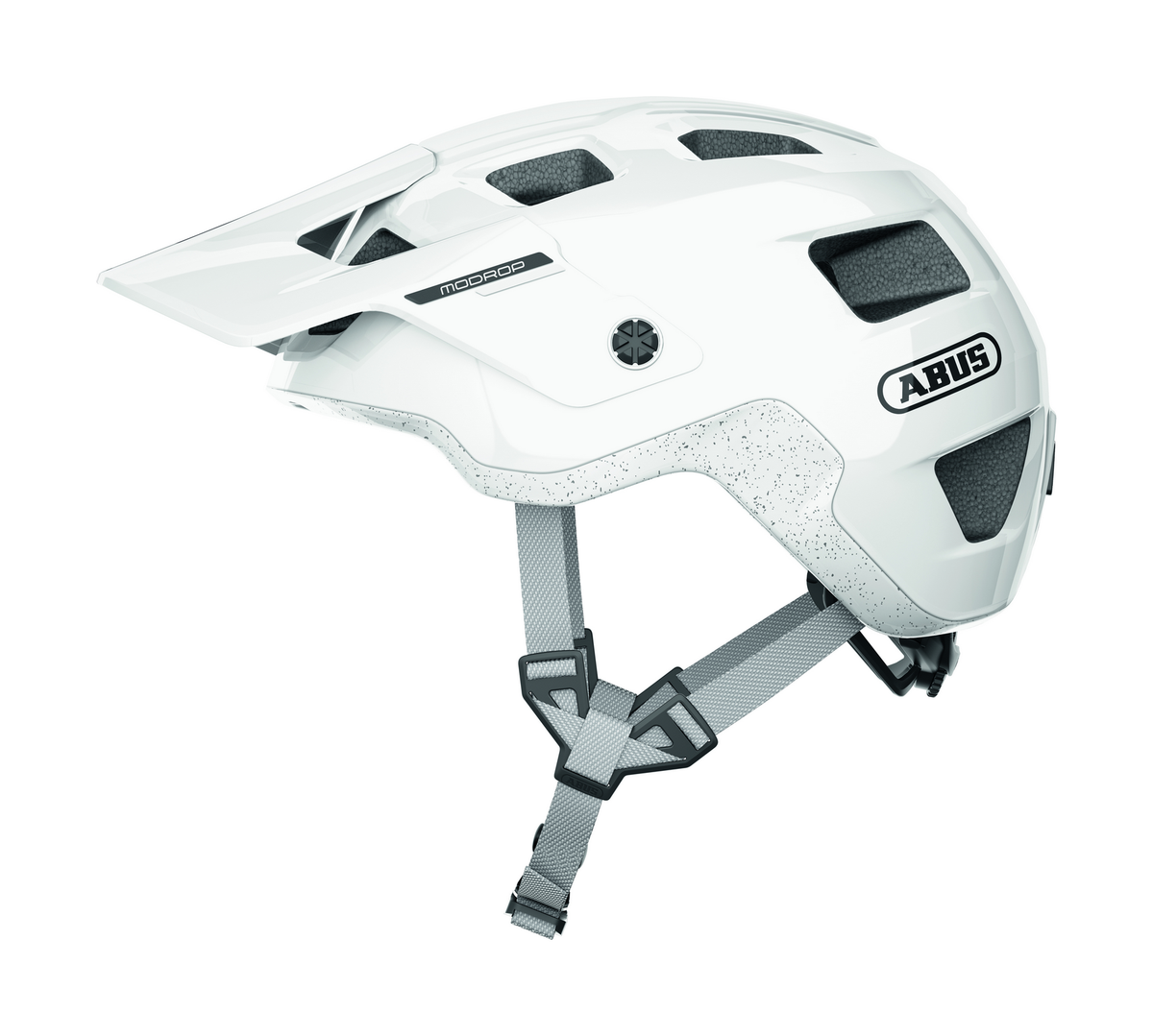 ABUS kerékpáros sport sisak MoDrop, In-Mold, alpine white, L (57-61 cm)