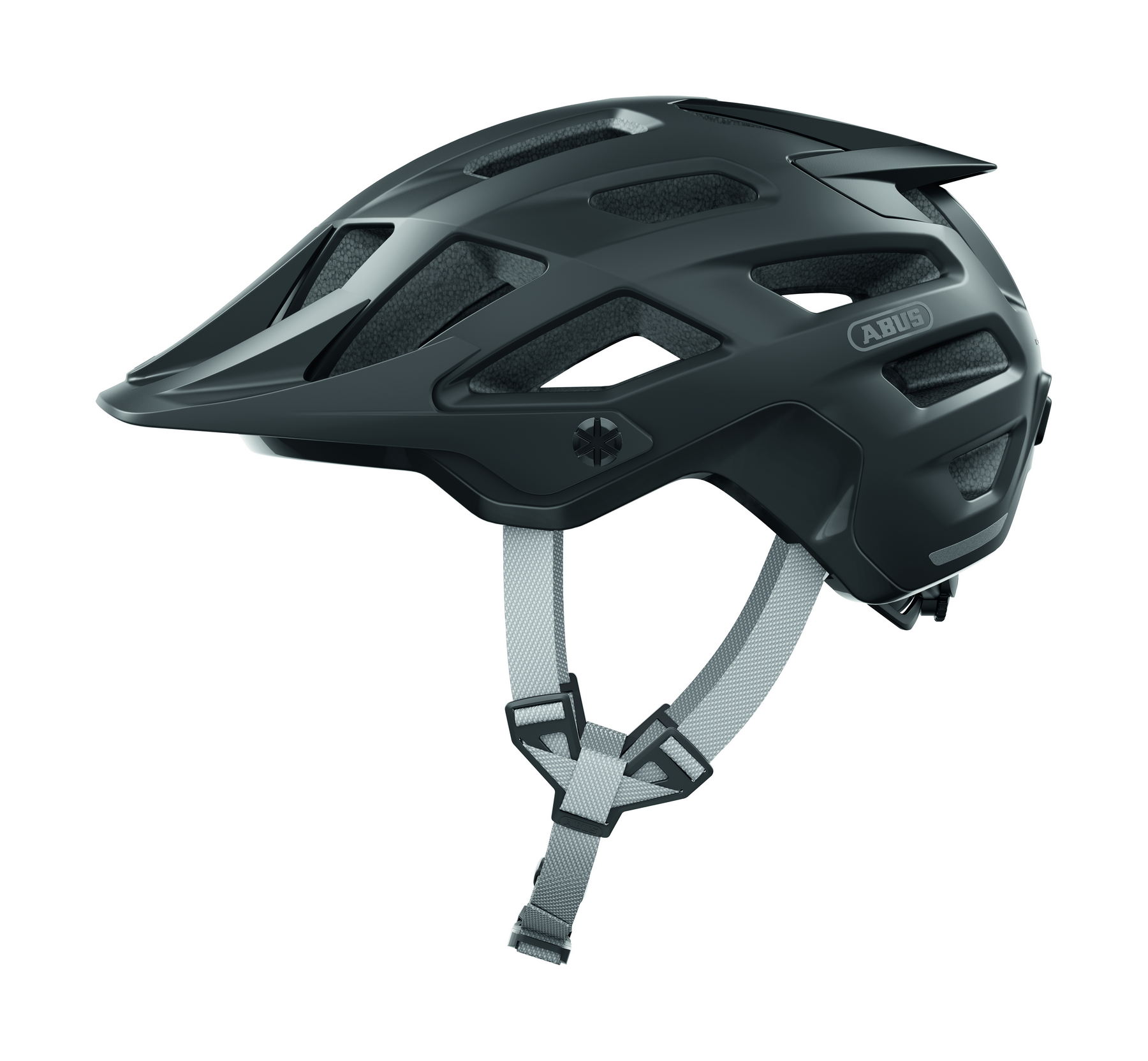 ABUS kerékpáros sport sisak Moventor 2.0, In-Mold, muted black, M (54-58 cm)