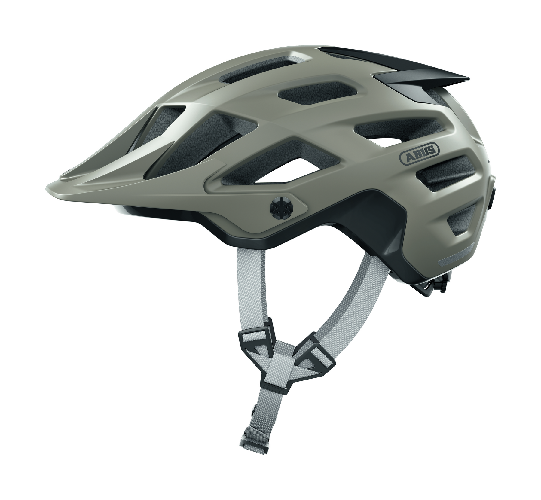 ABUS kerékpáros sport sisak Moventor 2.0, In-Mold, dust grey , L (57-61 cm)