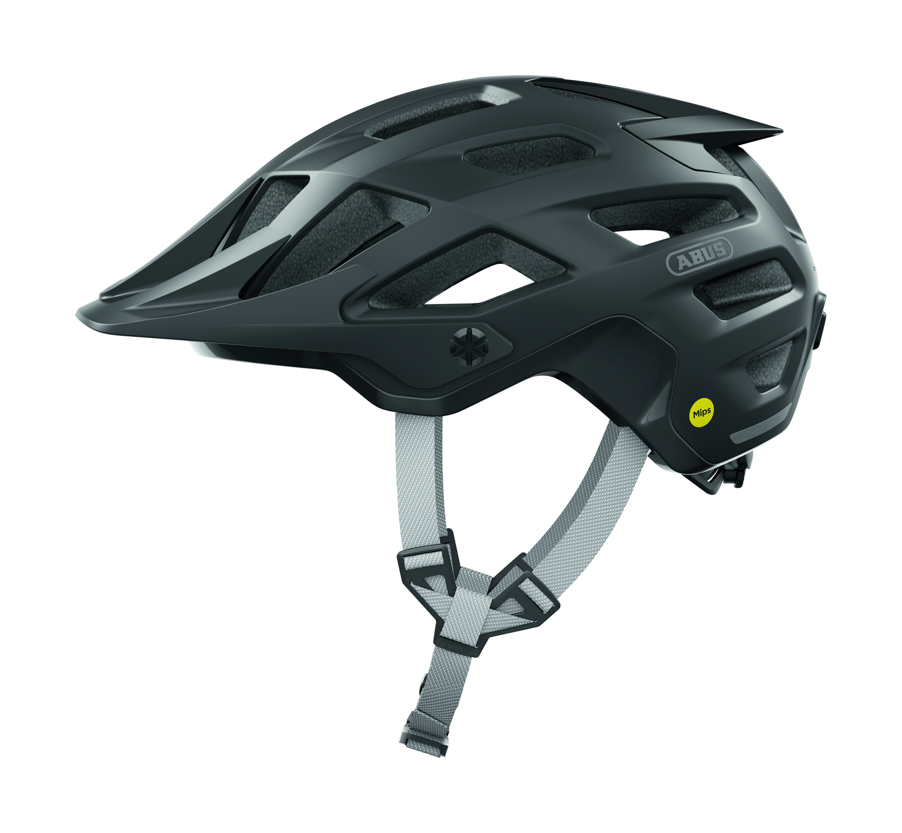 ABUS kerékpáros sport sisak Moventor 2.0 MIPS, In-Mold, muted black, S (51-55 cm)