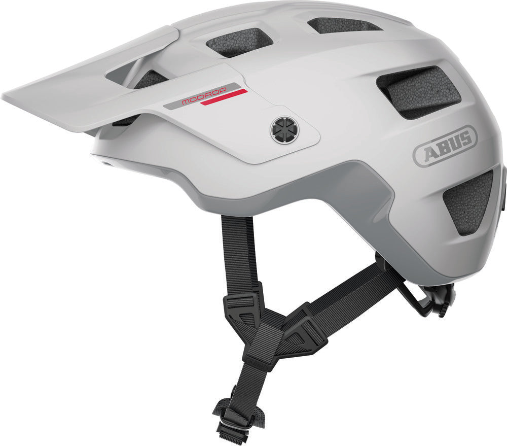 ABUS kerékpáros sport sisak MoDrop, In-Mold, polar white, S (51-55 cm)
