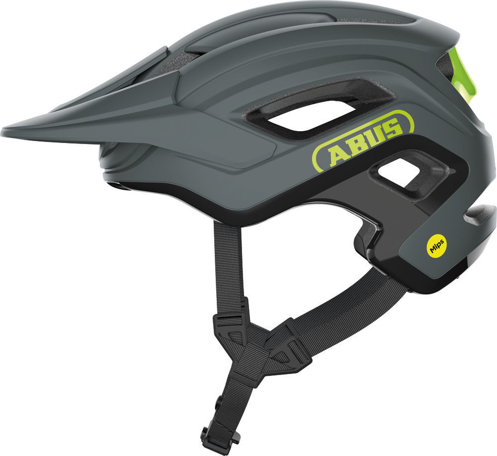 ABUS kerékpáros sport sisak Cliffhanger MIPS, In-Mold, concrete grey, M (54-58 cm)