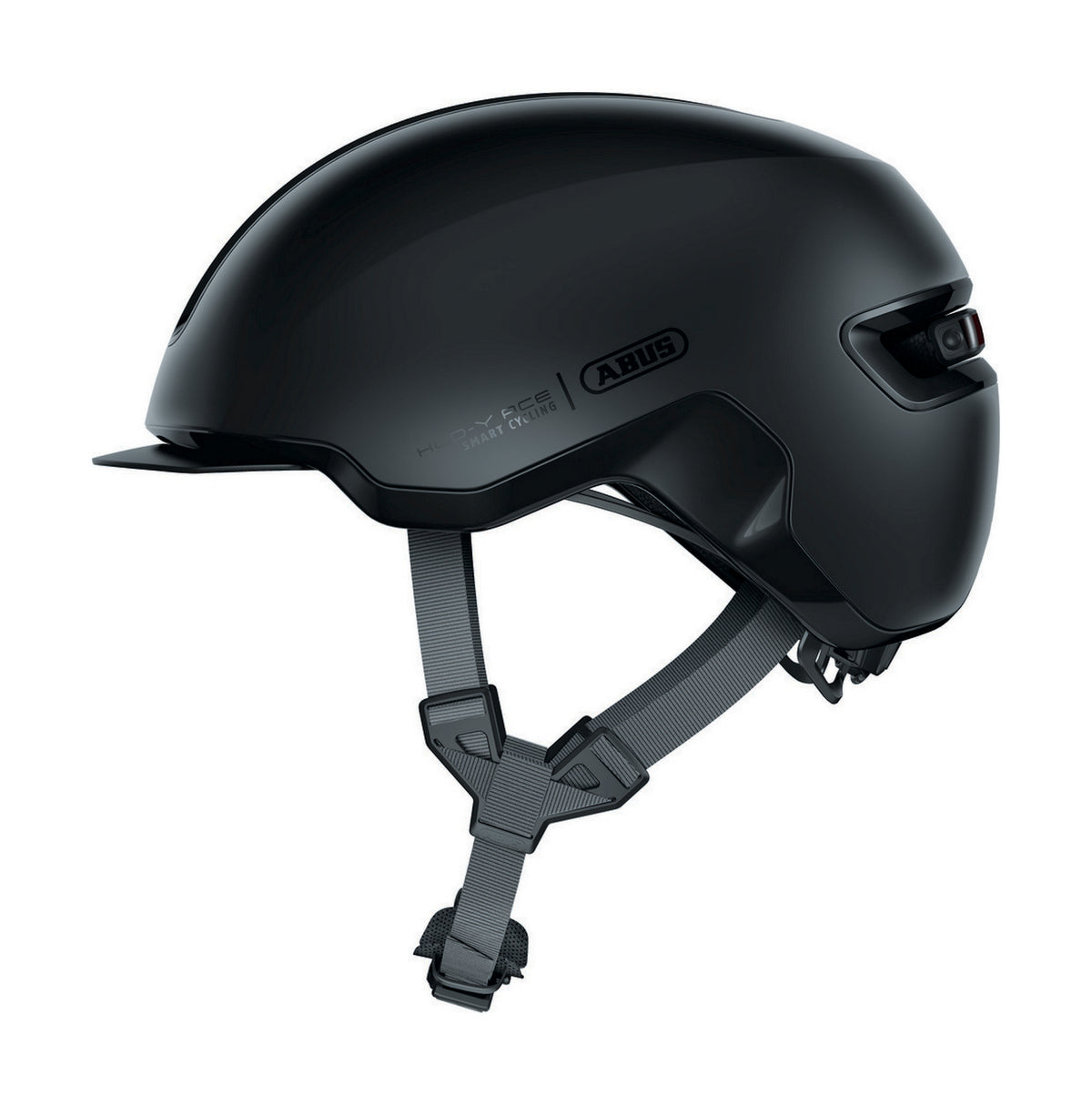 ABUS kerékpáros városi sisak Hud-Y, In-Mold, velvet black, L (57-61 cm)