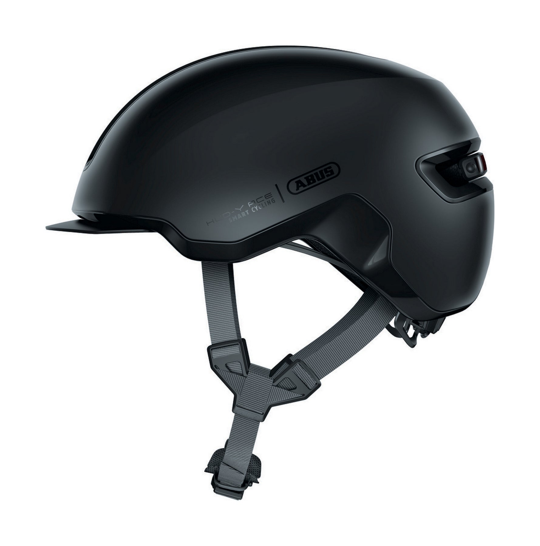 ABUS kerékpáros városi sisak Hud-Y, In-Mold, velvet black, L (57-61 cm)