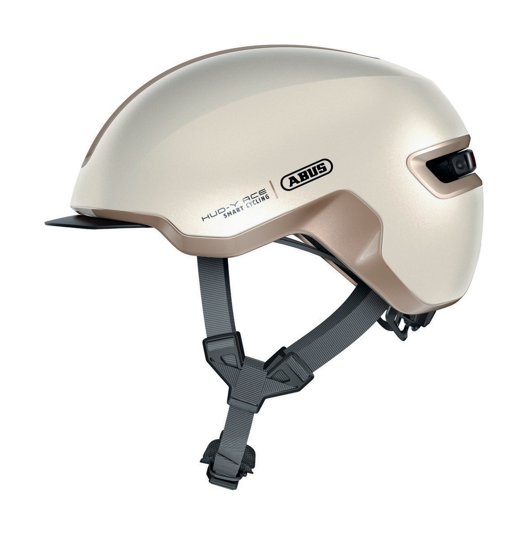 ABUS kerékpáros városi sisak Hud-Y, In-Mold, champagne gold, L (57-61 cm)