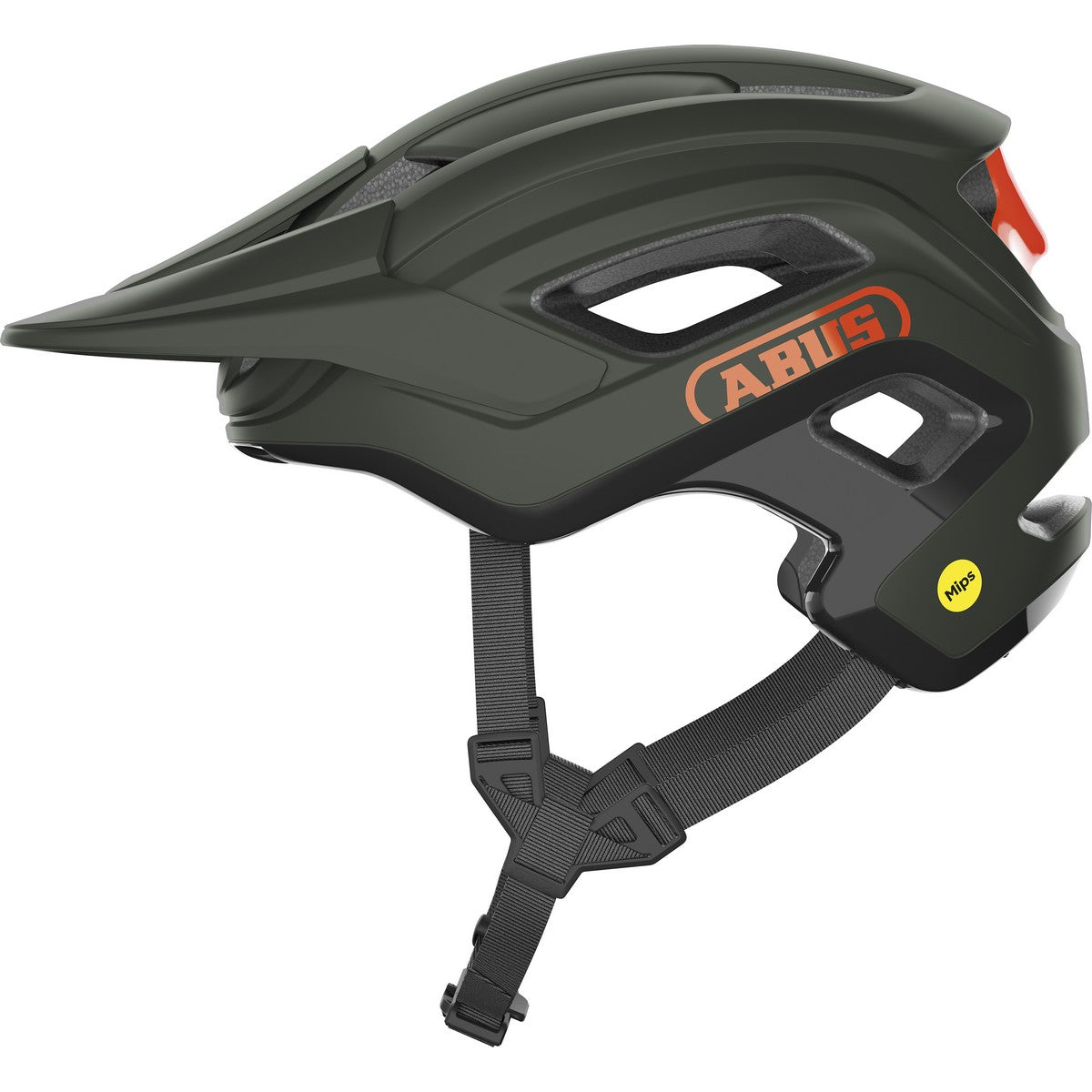 ABUS kerékpáros sport sisak Cliffhanger MIPS, In-Mold, pine green, M (54-58 cm)