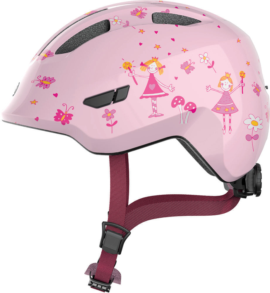 ABUS kerékpáros gyerek sisak Smiley 3.0, In-Mold, rose princess, M (50-55 cm)
