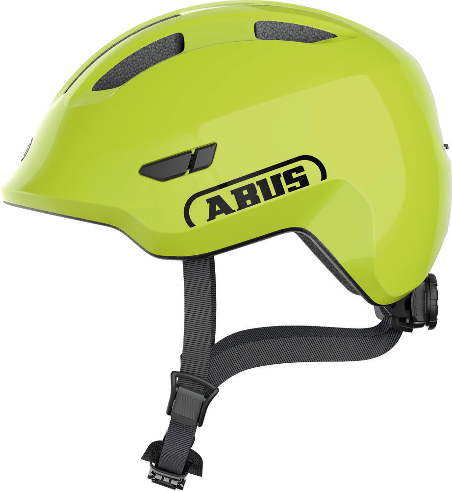ABUS kerékpáros gyerek sisak Smiley 3.0, In-Mold, shiny yellow, S (45-50 cm)