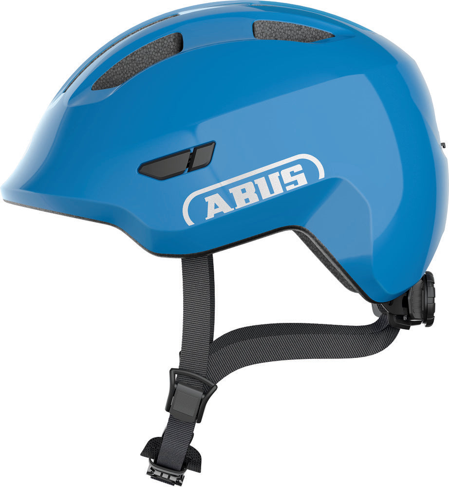 ABUS kerékpáros gyerek sisak Smiley 3.0, In-Mold, shiny blue, M (50-55 cm)