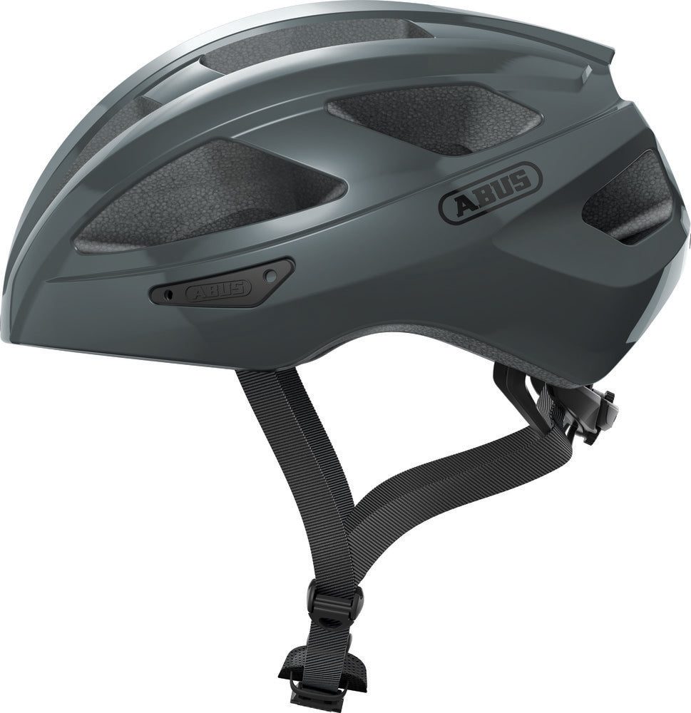 ABUS kerékpáros sport sisak Macator, In-Mold, race grey, S (51-55 cm)