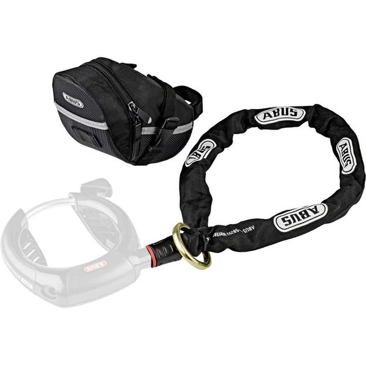 ABUS kiegészítő lánc IvyTex Adaptor Chain 6KS/100 patkó lakathoz és Alarmbox 2.0-hoz + ST 5950 táska